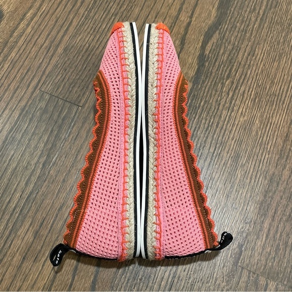 Kate Spade Knottingham Knitted Espadrille Flats Pink 6B - Picture 5 of 11
